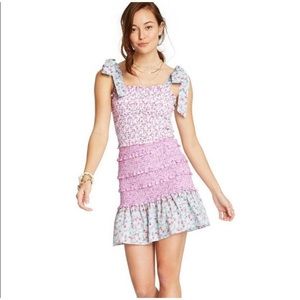 LoveShackFancy x Target Adeline Tie-Strap Smocked Ruffle Dress